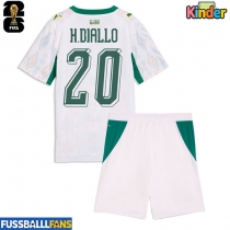 Senegal Habib Diallo #20 Heimtrikotsatz Kinder EM 2024 Kurzarm (+ Kurze Hosen)